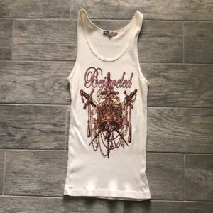 Bejeweled Susan Fixel Tank Top